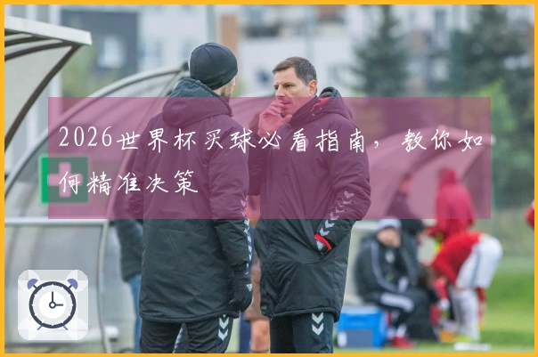 2026世界杯买球必看指南，教你如何精准决策
